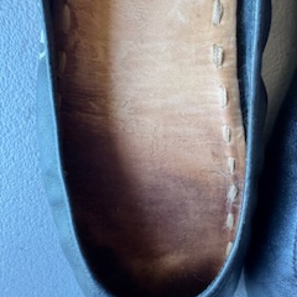 Tieks by Gavrieli Matt Black Custom Jack Daniels Ballet Flats, Size 11 - Picture 4 of 13